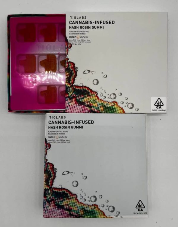 Gummy al Rosin di Hash Cannabis 710 Labs