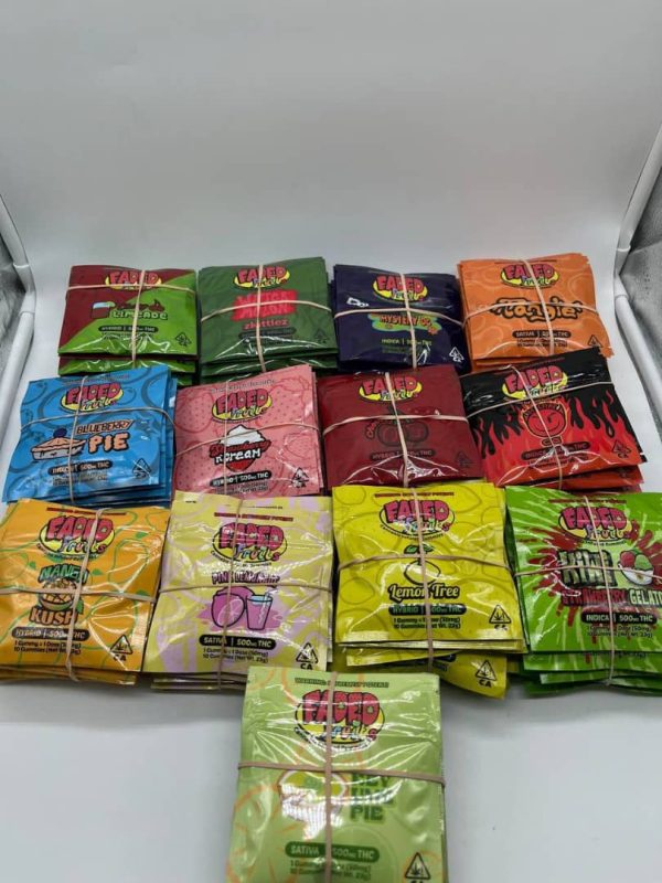 Buy Faded Fruit 500mg THC Gummies